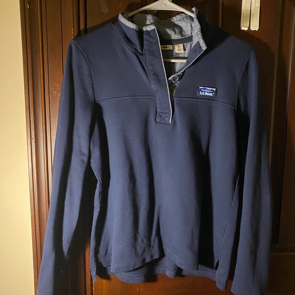 LL Bean Quarter Button Up